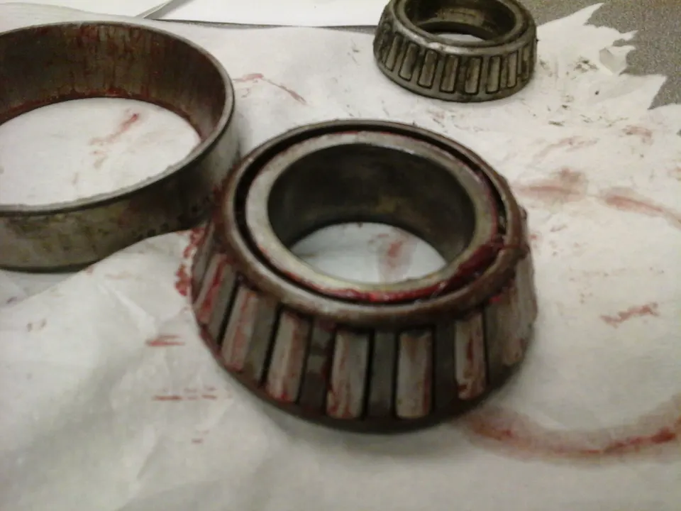 Example of a taper roller bearing